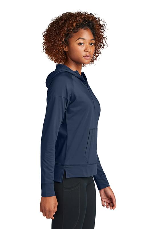 Sport-Tek &#174;  Women's Sport-Wick &#174;  Stretch 1/2-Zip Hoodie LST856