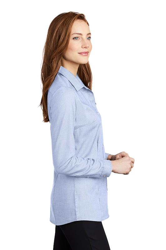 Port Authority  &#174;  Ladies Pincheck Easy Care Shirt LW645