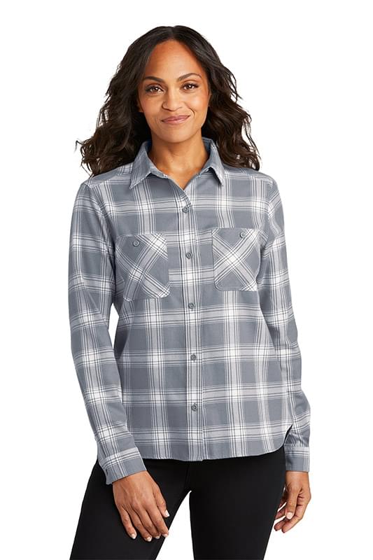 Port Authority &#174;  Ladies Plaid Flannel Shirt LW669