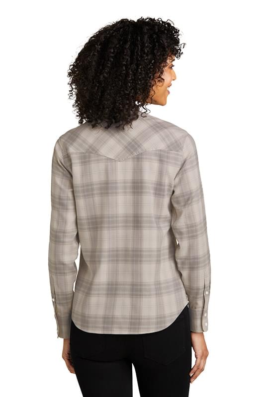 Port Authority &#174;  Ladies Long Sleeve Ombre Plaid Shirt LW672