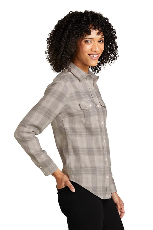 Port Authority &#174;  Ladies Long Sleeve Ombre Plaid Shirt LW672