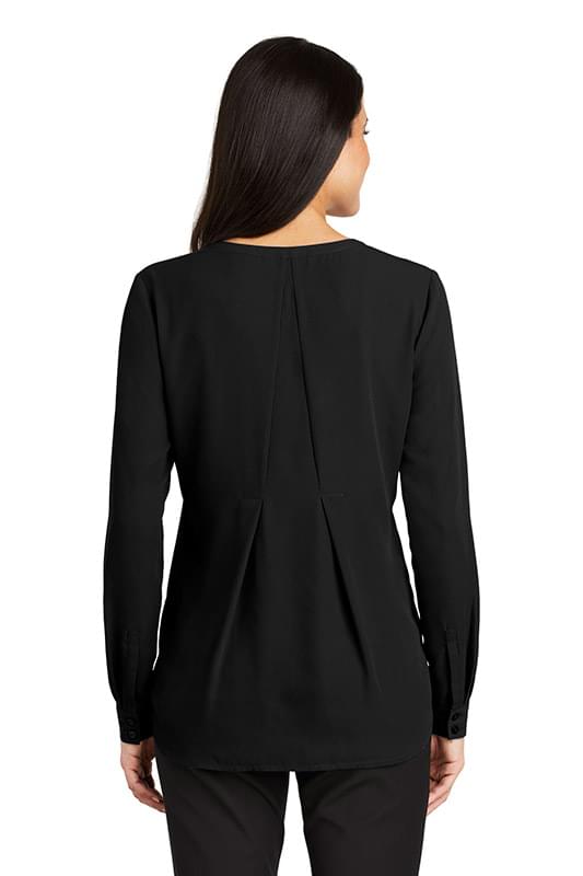 Port Authority &#174;  Ladies Long Sleeve Button-Front Blouse. LW700
