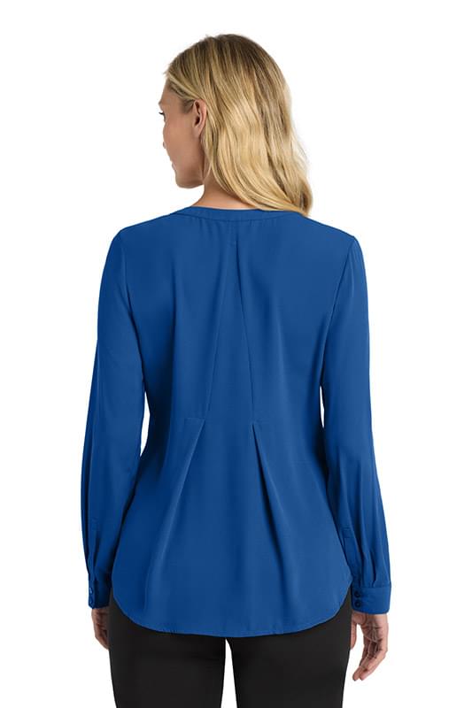 Port Authority ®  Women's Long Sleeve Button-Front Blouse. LW700 Port Authority ®  Women's Long Sleeve Button-Front Blouse. LW700