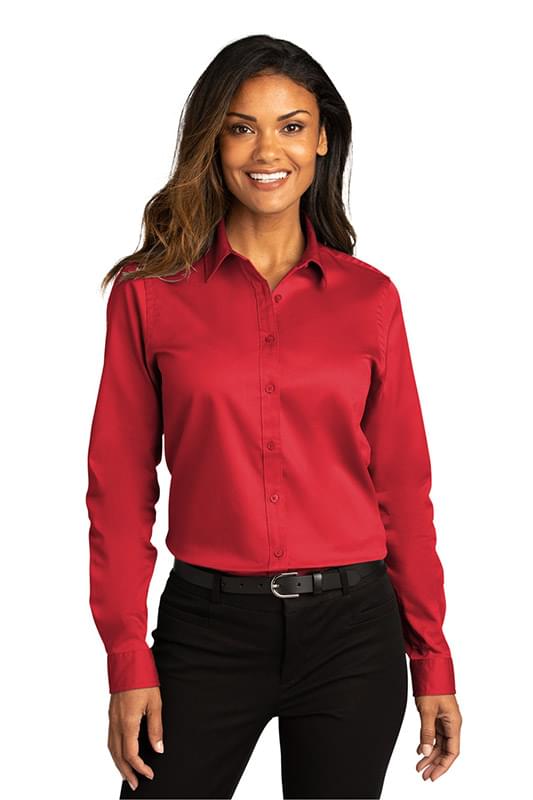 Port Authority &#174;  Ladies Long Sleeve SuperPro React &#153; Twill Shirt. LW808