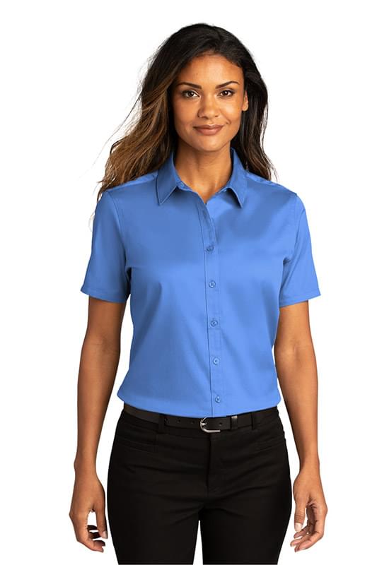 Port Authority &#174;  Ladies Short Sleeve SuperPro React &#153; Twill Shirt. LW809