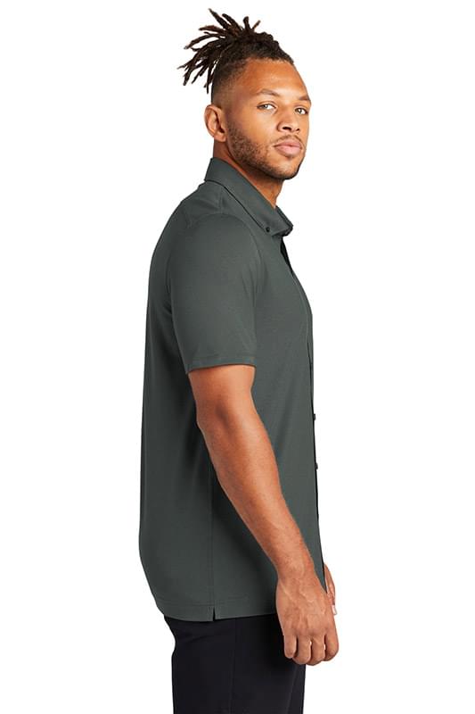 MERCER+METTLE &#153;  Stretch Pique Full-Button Polo MM1006