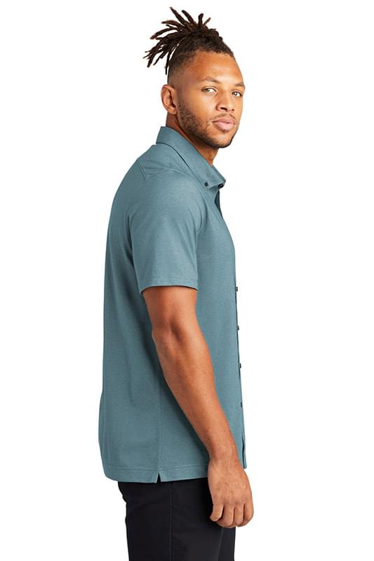 Mercer+Mettle &#153;  Stretch Pique Full-Button Polo MM1006