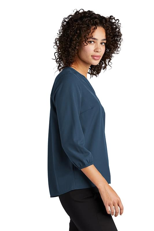 Mercer+Mettle &#174;  Women's Stretch Crepe 3/4-Sleeve Blouse MM2011