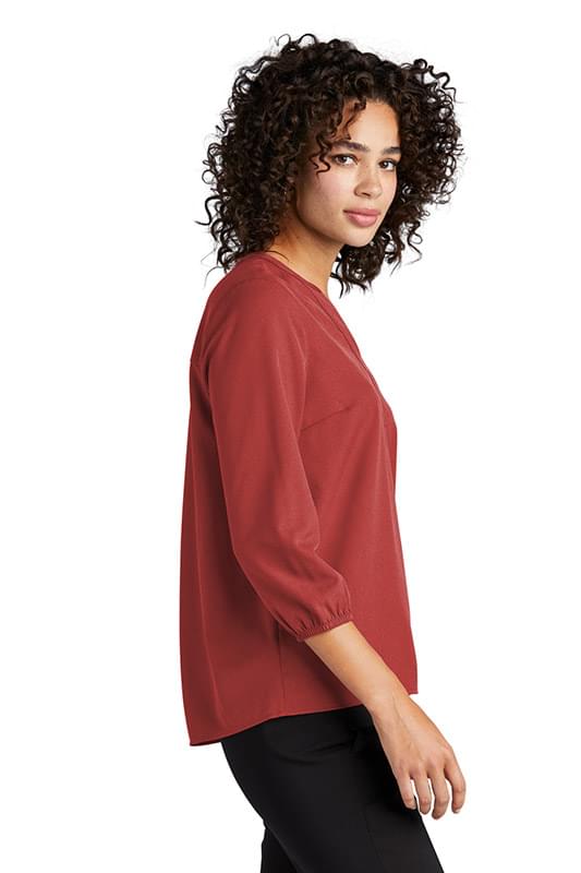 Mercer+Mettle &#174;  Women's Stretch Crepe 3/4-Sleeve Blouse MM2011