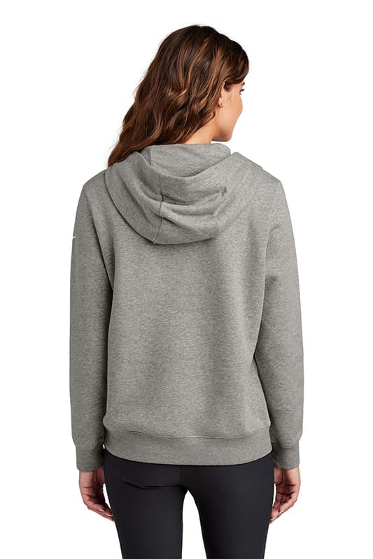 Nike Women's Club Fleece Sleeve Swoosh Pullover Hoodie NKFD9889