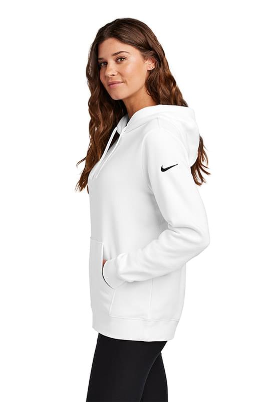 Nike Women's Club Fleece Sleeve Swoosh Pullover Hoodie NKFD9889