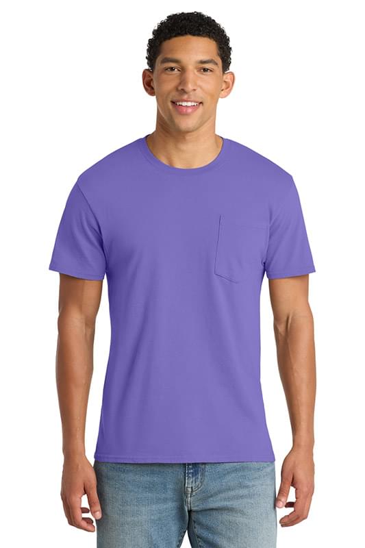 Port & Co &#153;  Beach Wash &#174;  Garment-Dyed Pocket Tee.  PC099P