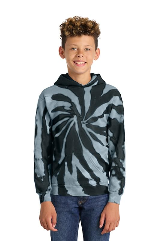 Port & Co   Youth Tie-Dye Pullover Hooded Sweatshirt. PC146Y