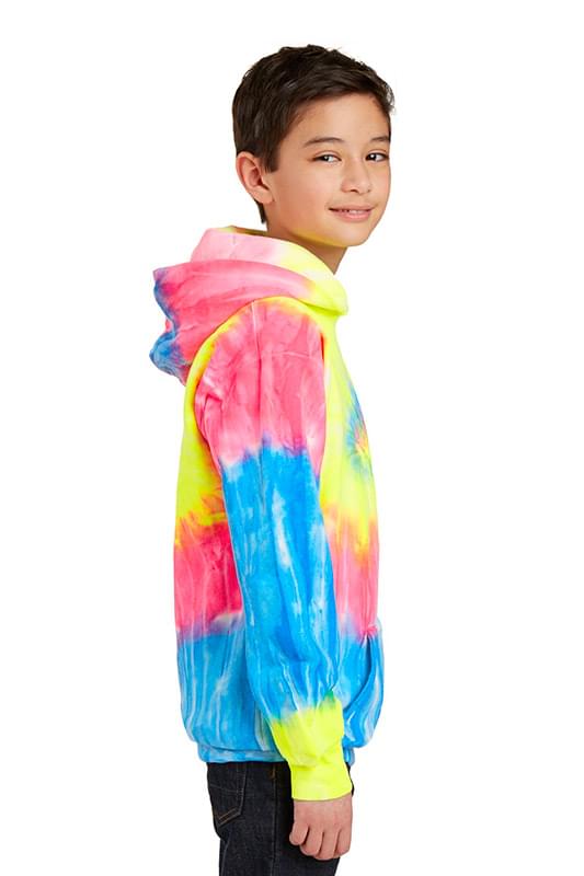 Port & Company &#174;  Youth Tie-Dye Pullover Hooded Sweatshirt. PC146Y