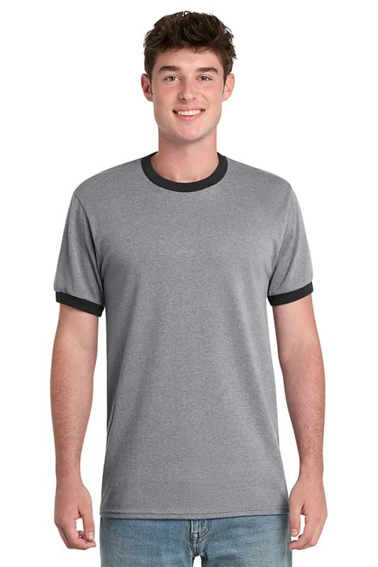Port & Co   Core Cotton Ringer Tee.  PC54R