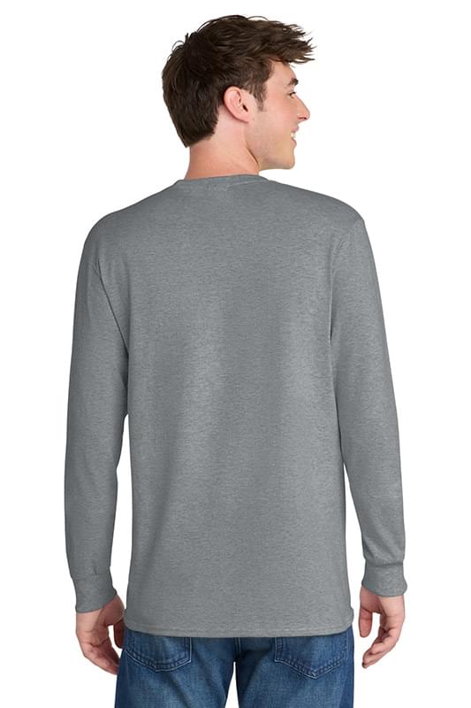 Port & Co ™  Tall Long Sleeve Core Blend Tee. PC55LST Port & Co ™  Tall Long Sleeve Core Blend Tee. PC55LST