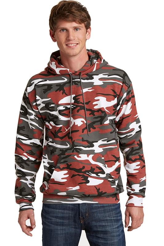 Port & Company® Core Fleece Camo Pullover Hoodie Sweatshirt