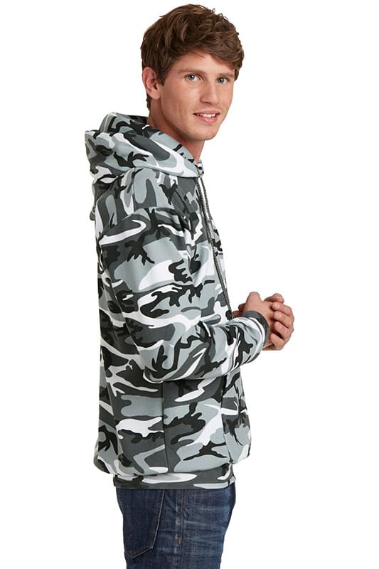 Port & Company® Core Fleece Camo Pullover Hoodie Sweatshirt