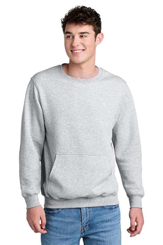 Port & Co ™ Core Fleece Crewneck Pocket Sweatshirt PC78PKT