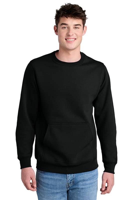 Port & Co ™ Core Fleece Crewneck Pocket Sweatshirt PC78PKT