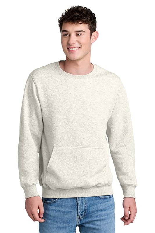 Port & Co ™ Core Fleece Crewneck Pocket Sweatshirt PC78PKT