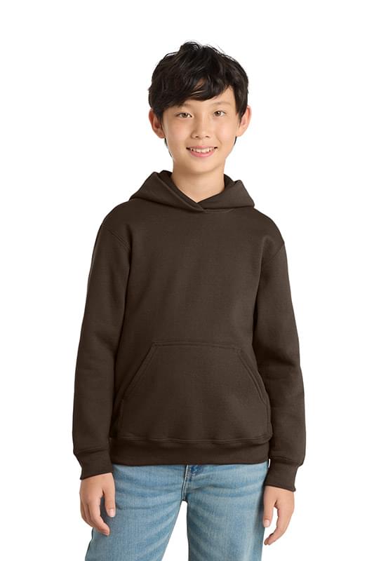 Port & Co   Youth Core Fleece Pullover Hooded Sweatshirt PC78YH