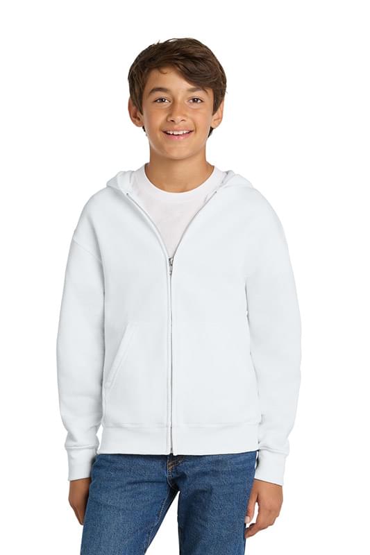 Port & Co   Youth Core Fleece Full-Zip Hooded Sweatshirt PC78YZH
