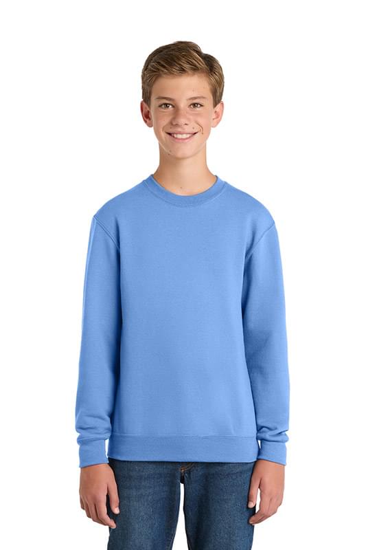 Port & Co   Youth Core Fleece Crewneck Sweatshirt PC78Y