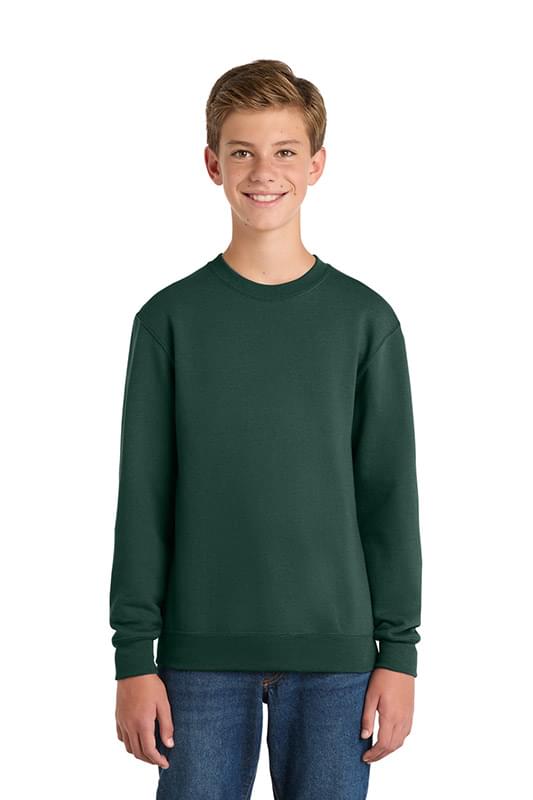 Port & Co   Youth Core Fleece Crewneck Sweatshirt PC78Y