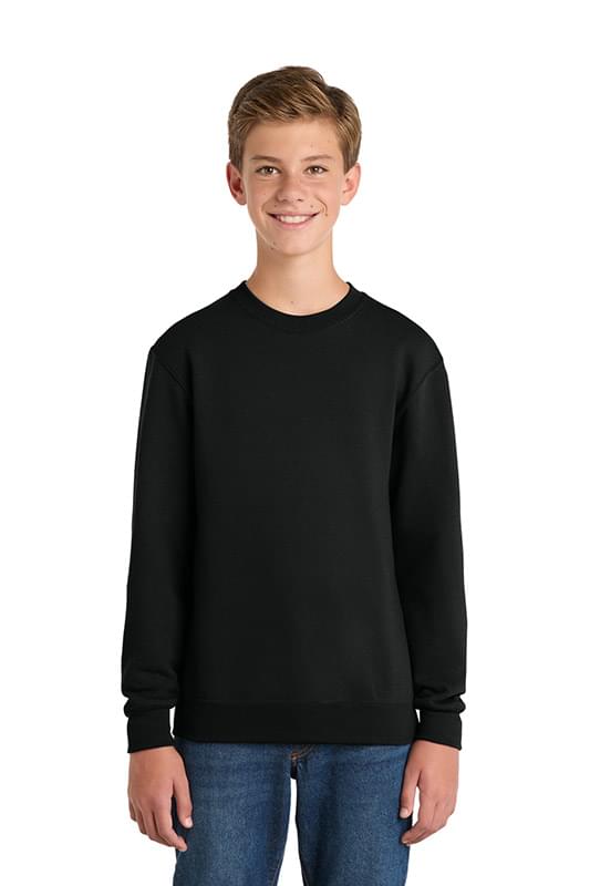 Port & Co   Youth Core Fleece Crewneck Sweatshirt PC78Y
