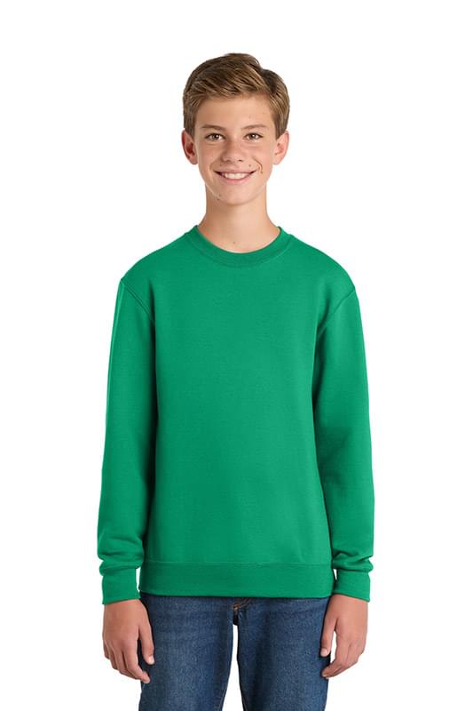 Port & Co   Youth Core Fleece Crewneck Sweatshirt PC78Y