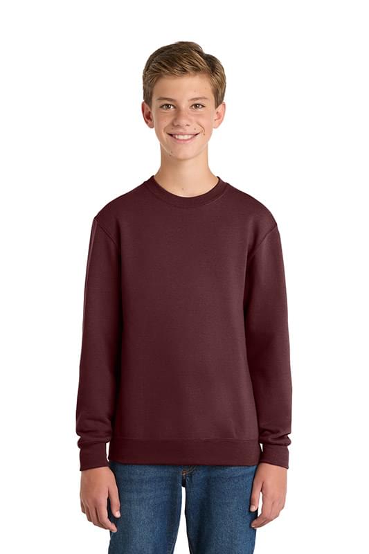 Port & Co   Youth Core Fleece Crewneck Sweatshirt PC78Y
