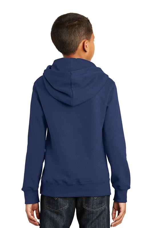 Port & Company Youth Fan Favorite Fleece Pullover Hooded Sweatshirt.