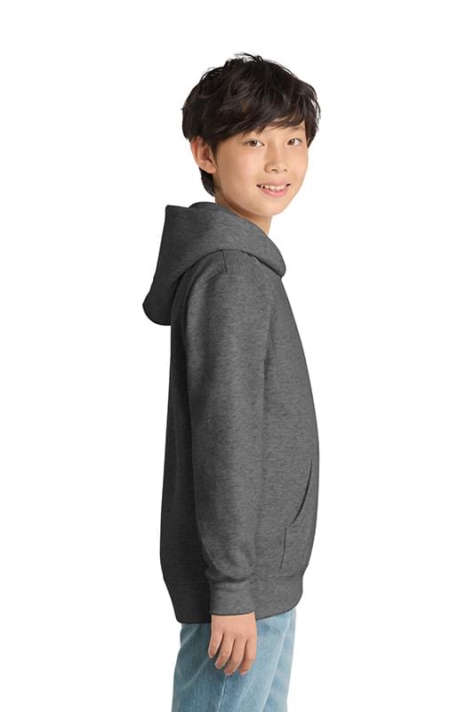 Port & Co &#153;  Youth Core Fleece Pullover Hooded Sweatshirt.  PC90YH