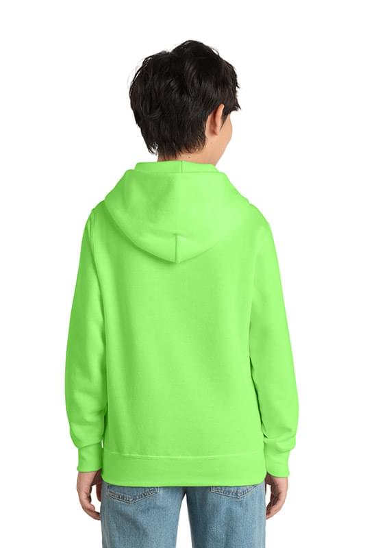 Port & Co &#153;  Youth Core Fleece Pullover Hooded Sweatshirt.  PC90YH