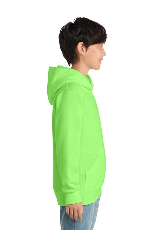 Port & Co &#153;  Youth Core Fleece Pullover Hooded Sweatshirt.  PC90YH