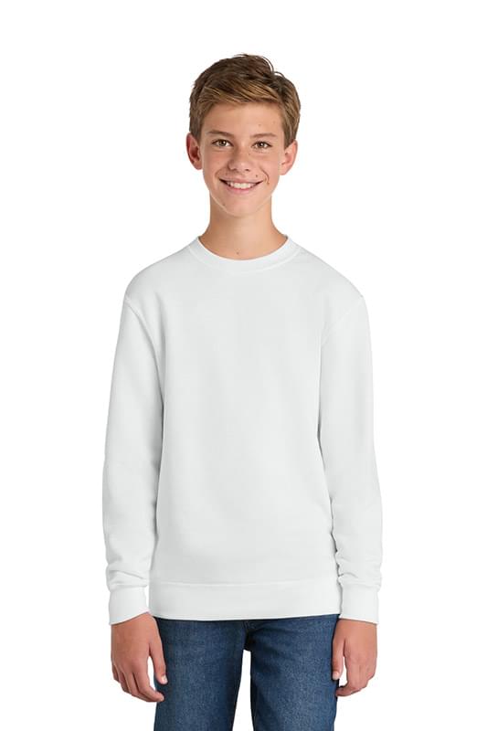 Port & Co   Youth Core Fleece Crewneck Sweatshirt.  PC90Y