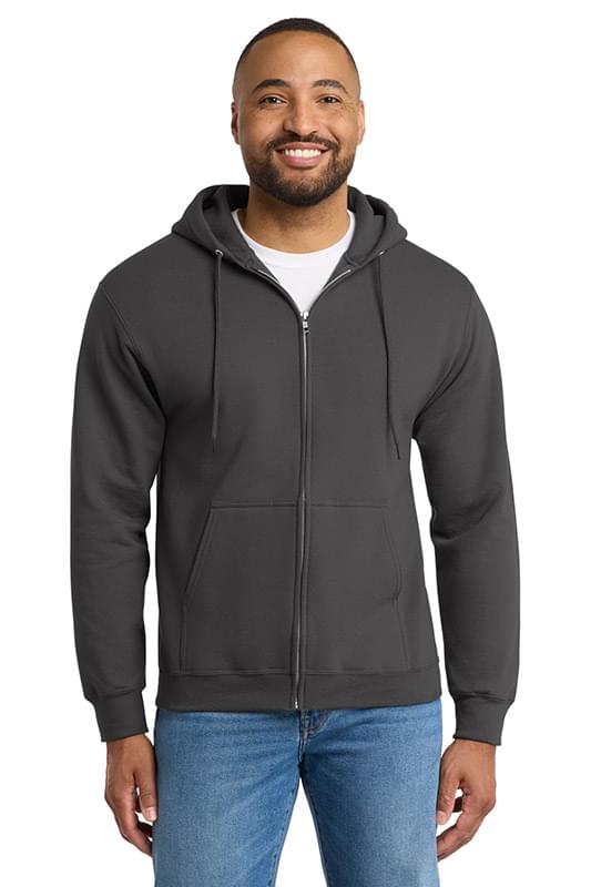 Port & Co &#153;  Tall Essential Fleece Full-Zip Hooded Sweatshirt. PC90ZHT
