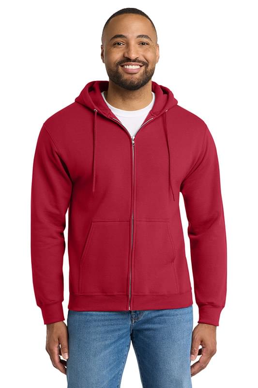 Port & Co &#153;  Tall Essential Fleece Full-Zip Hooded Sweatshirt. PC90ZHT