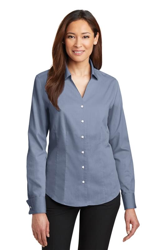 Red House &#174;  - Ladies French Cuff Non-Iron Pinpoint Oxford Shirt. RH63