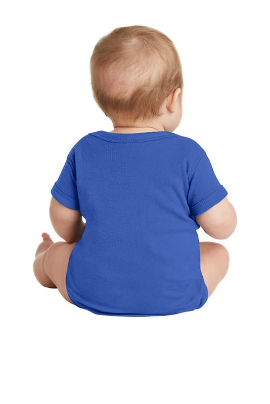 Rabbit Skins &#153;  Infant Short Sleeve Baby Rib Bodysuit. RS4400