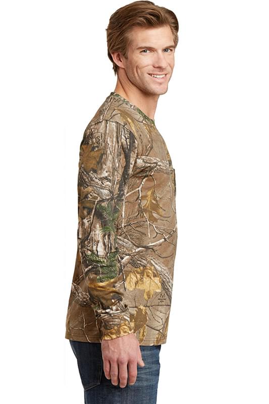 Russell Outdoors &#8482;  Realtree &#174;  Long Sleeve Explorer 100% Cotton T-Shirt with Pocket. S020R