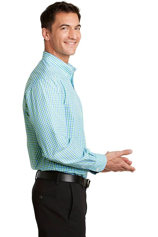 Port Authority &#174;  Long Sleeve Gingham Easy Care Shirt. S654
