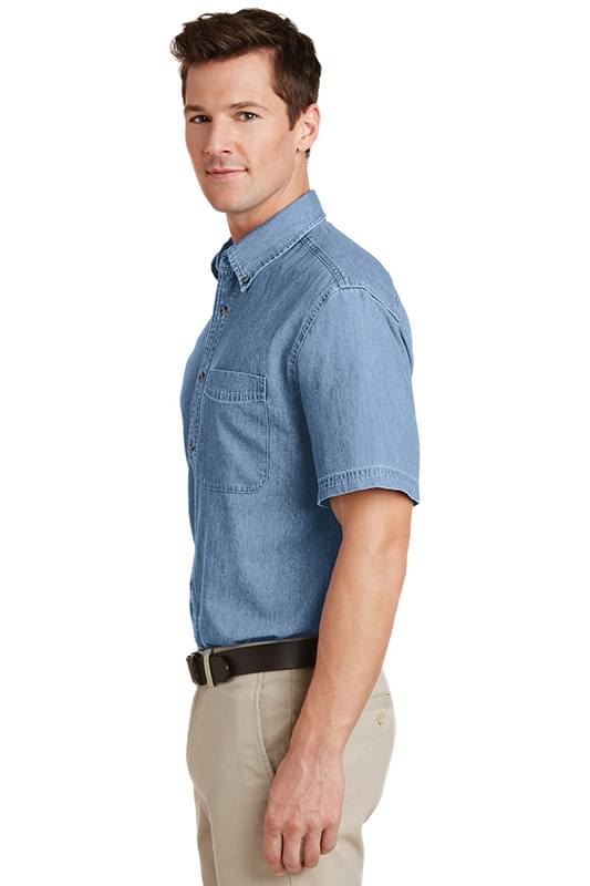 Port & Company &#174;  - Short Sleeve Value Denim Shirt. SP11