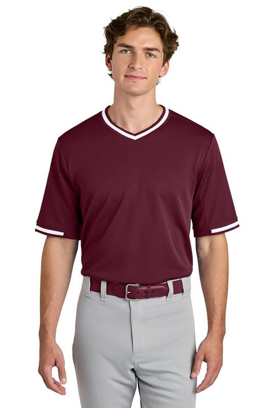 Sport-Tek ®  Tough Mesh V-Neck Baseball Jersey ST221