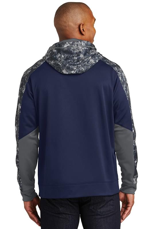 Sport-Tek &#174;  Sport-Wick &#174;  Mineral Freeze Fleece Colorblock Hooded Pullover. ST231