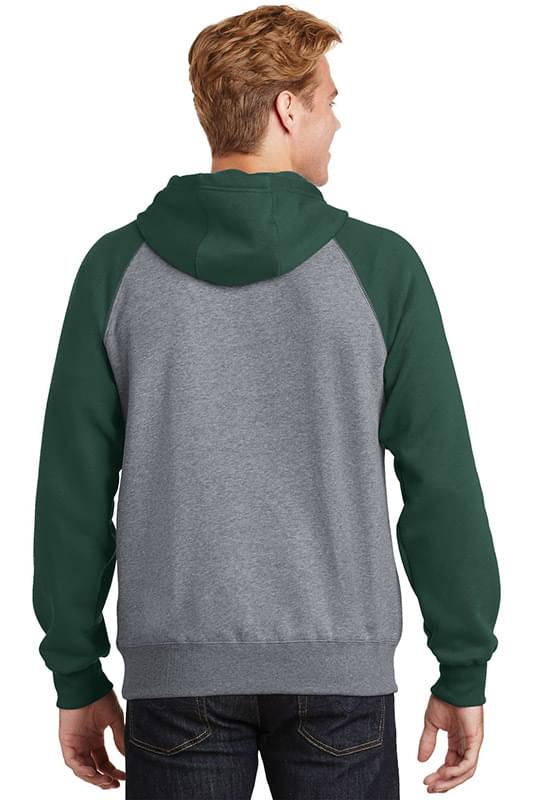 Sport-Tek &#174;  Raglan Colorblock Pullover Hooded Sweatshirt. ST267