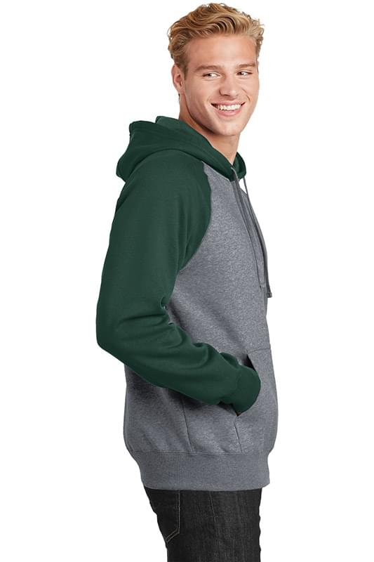Sport-Tek &#174;  Raglan Colorblock Pullover Hooded Sweatshirt. ST267