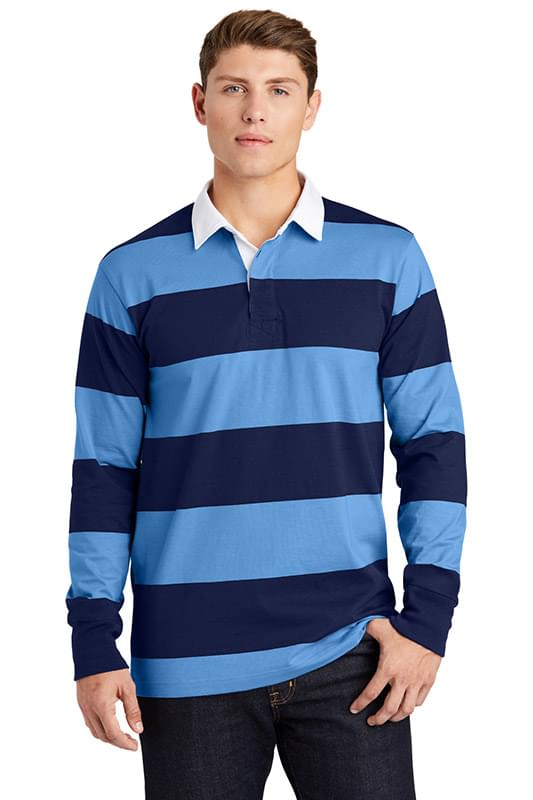 Sport-Tek ®  Classic Long Sleeve Rugby Polo. ST301