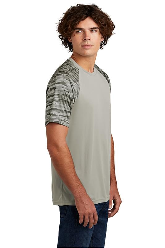 Sport-Tek &#174;  Drift Camo Colorblock Tee ST376